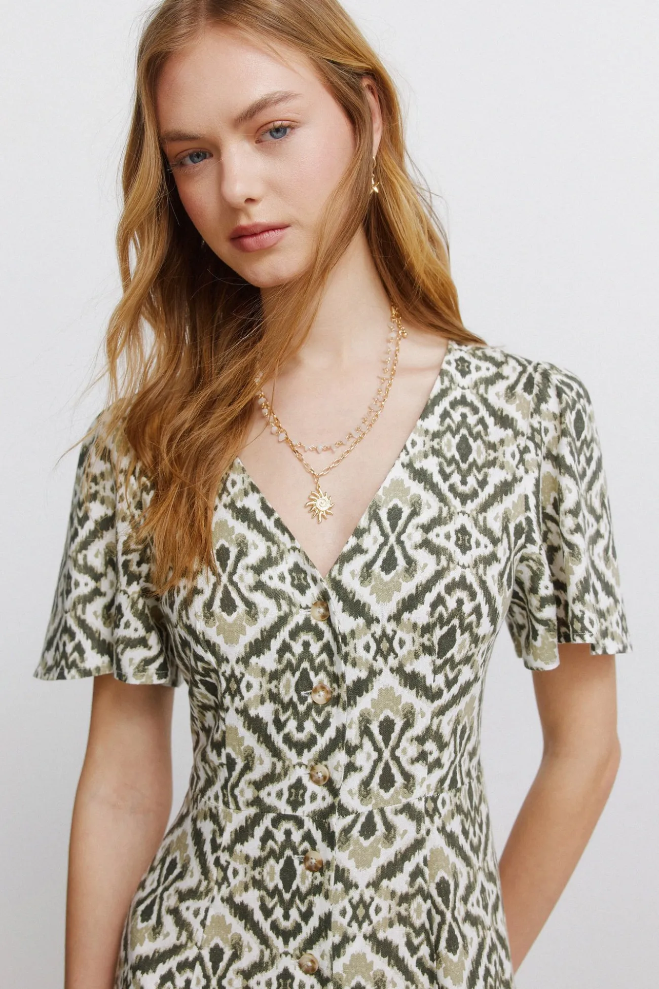 Robe chemise imprimée