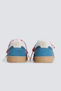 Sneaker en cuir rétro