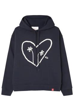 Sweat-shirt à deux fleurs