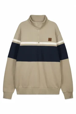 Sweat-shirt à fermeture à découpes