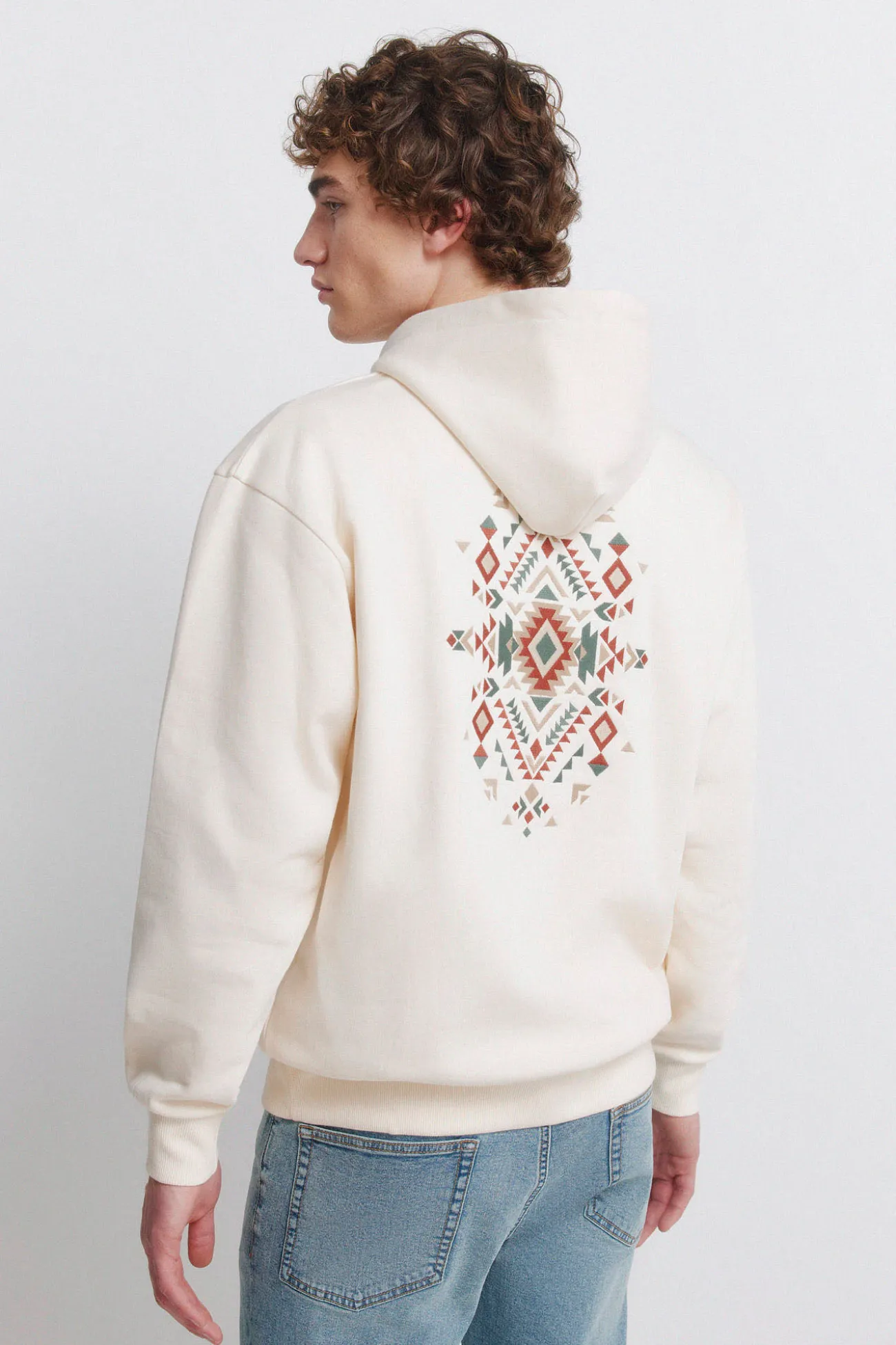 Sweat-shirt ethnique