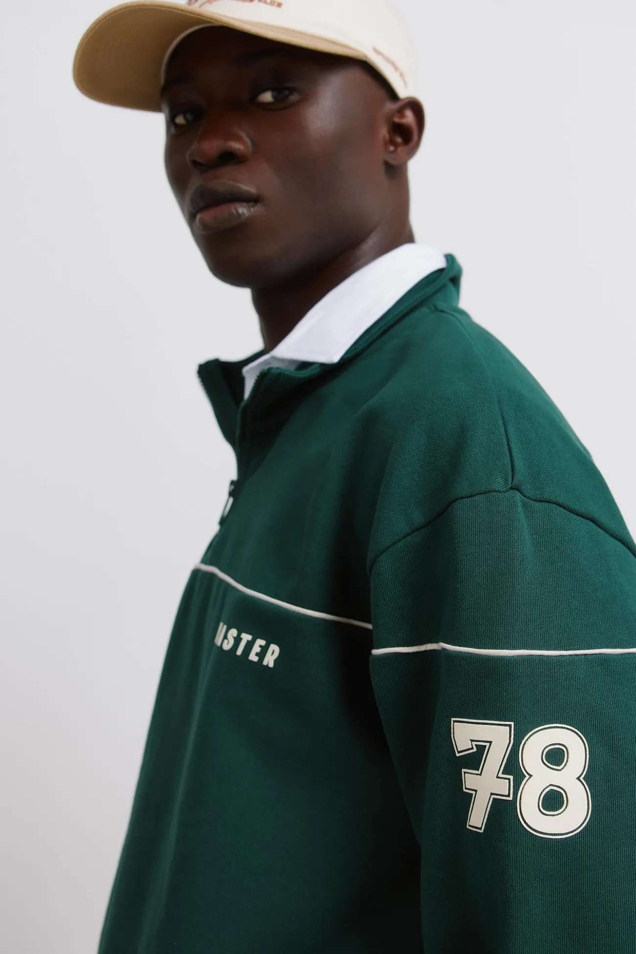 Sweat-shirt passepoilé 78