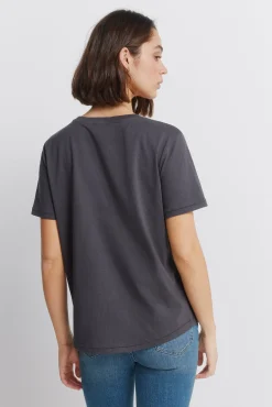 T-shirt à manches courtes à clous en coton