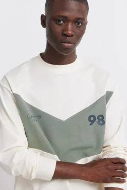 T-shirt &agrave; manches longues en piqu&eacute; coupe