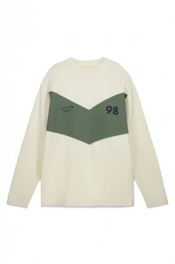 T-shirt &agrave; manches longues en piqu&eacute; coupe