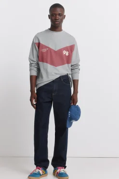 T-shirt &agrave; manches longues en piqu&eacute; coupe