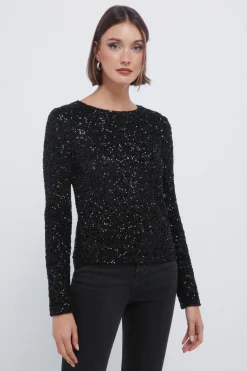 T-shirt &agrave; paillettes