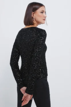 T-shirt à paillettes