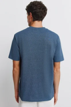 T-shirt basique à micro-rayures