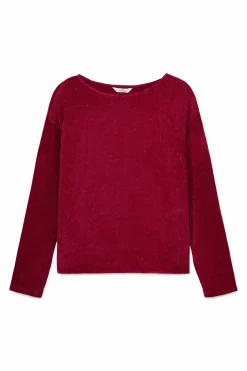 T-shirt clouté en chenille