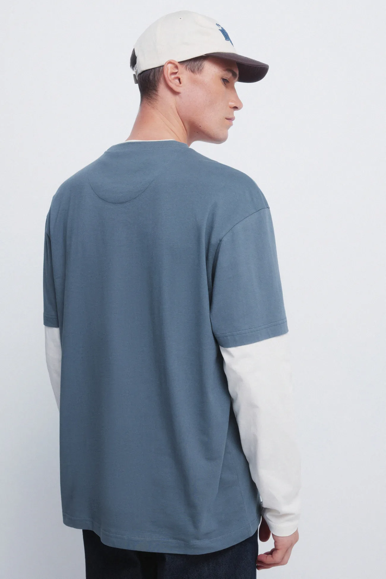 T-shirt double à manche longues