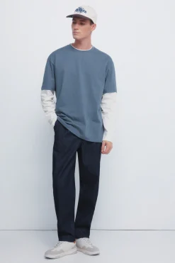T-shirt double à manche longues