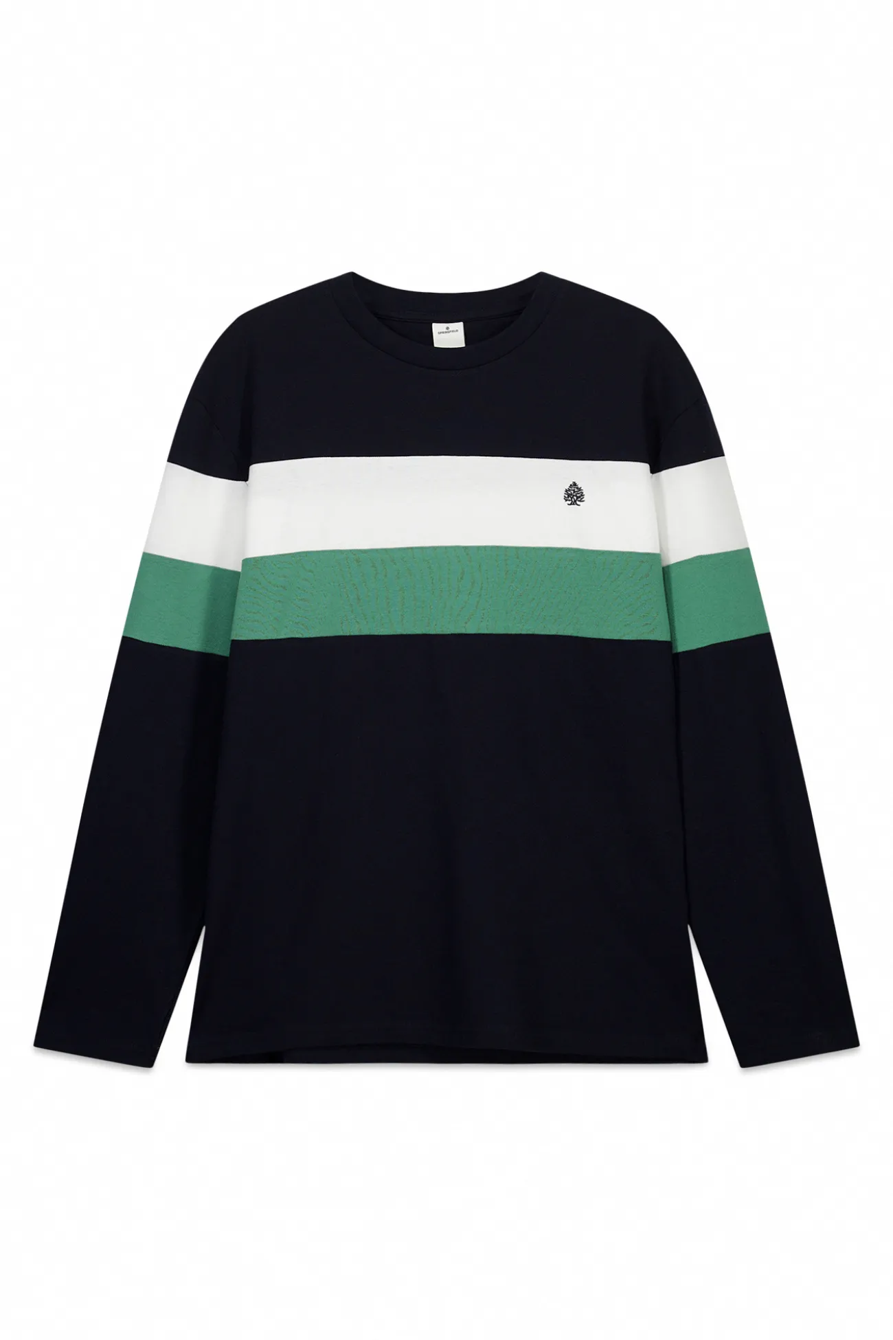 T-shirt piqué à manches longues avec découpes