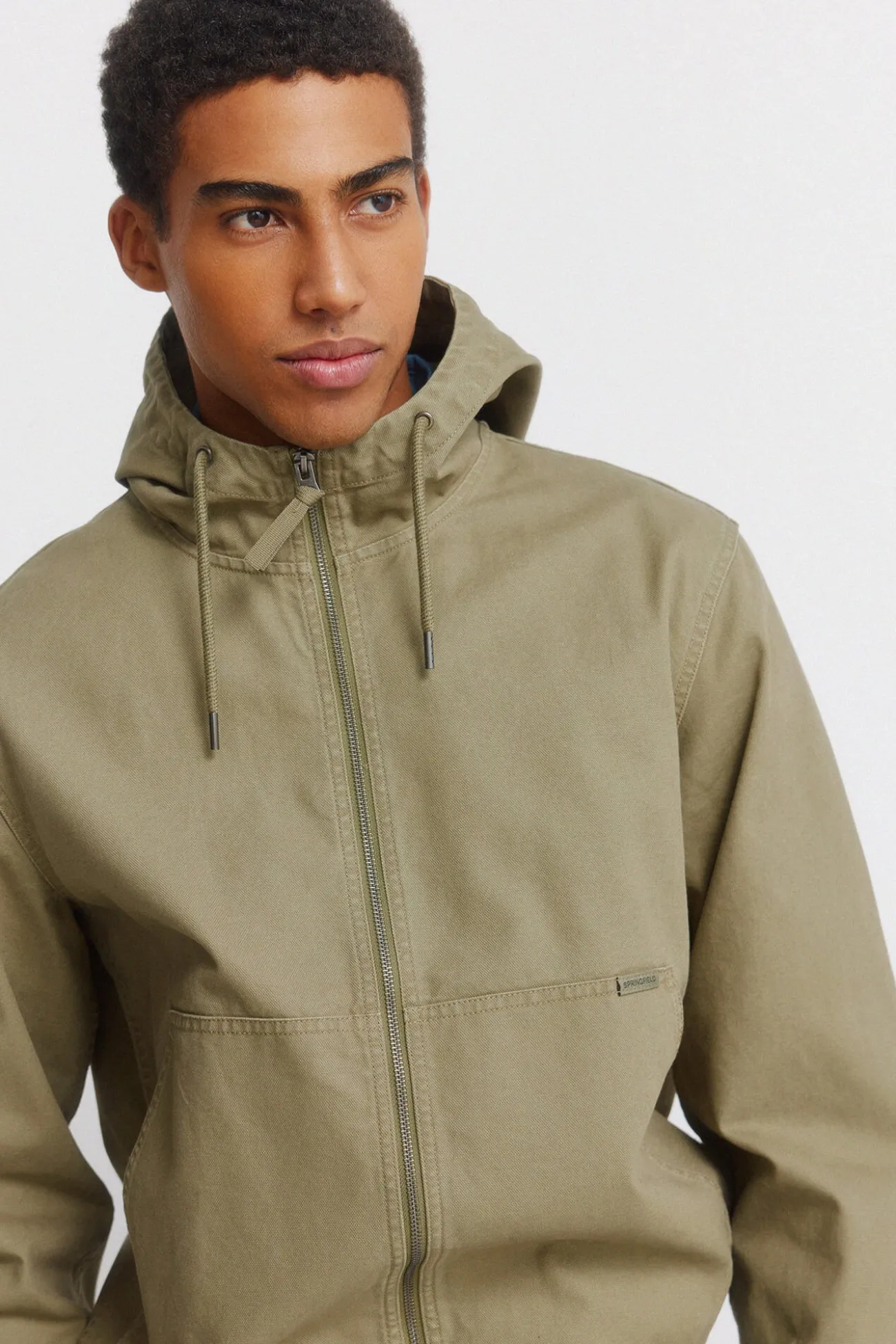 Veste à capuche en coton
