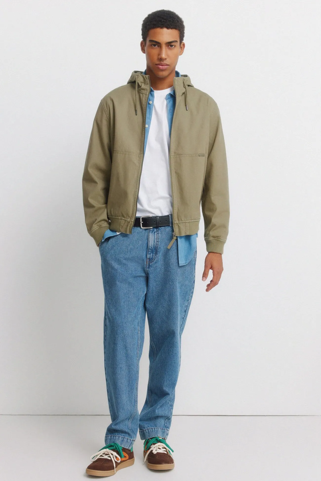 Veste à capuche en coton
