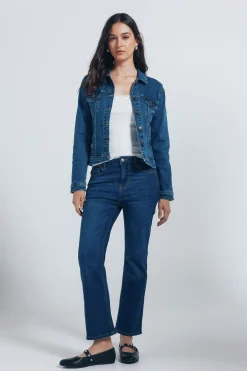 Veste en jean en coton